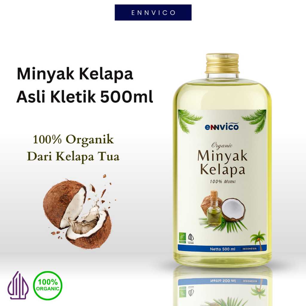 

Minyak Kelapa Asli Kletik 500 ml Tradisional Coconut Oil Minyak Kelapa Murni Kemasan 500ml CCO