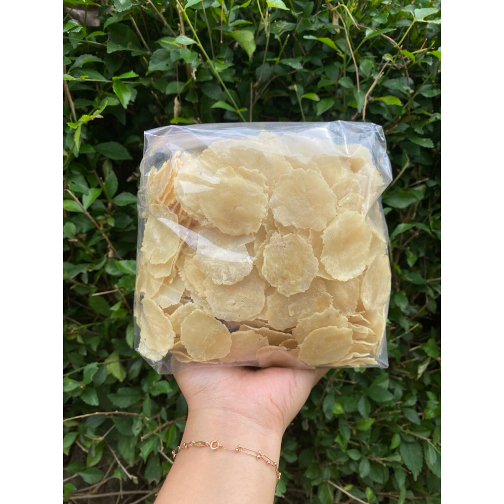 

1 KG EMPING MELINJO MENTAH SUPER TIPIS ASLI WONOGIRI