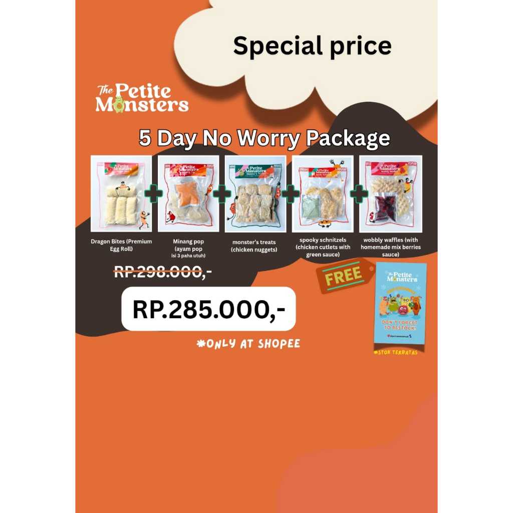 

Paket Koleksi Lengkap Frozen Food The Petite Monsters!