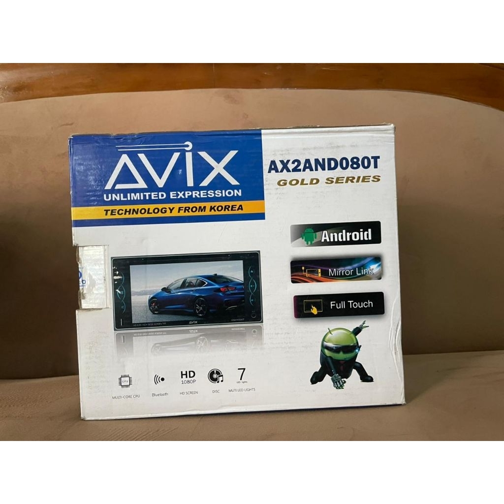 head unit andorid avix double din built in tv