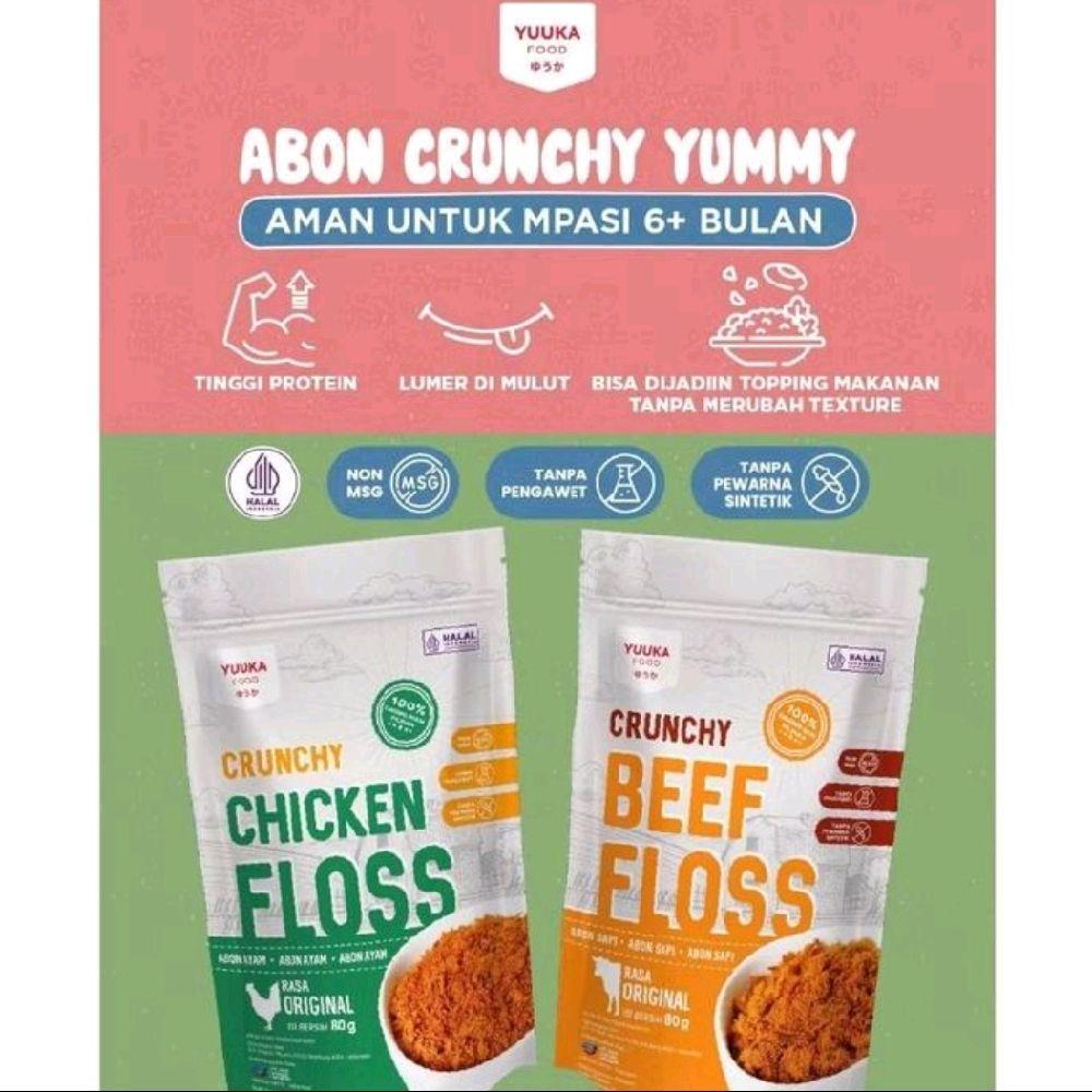 

YUUKA FOOD CRUNCHY ABON SAPI & AYAM 80GR