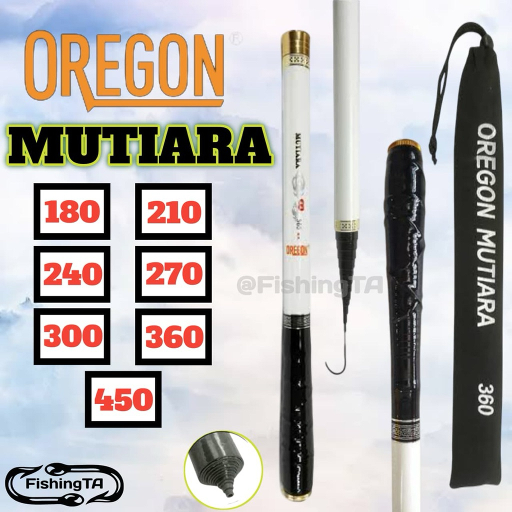 OREGON MUTIARA TEGEK CARBON RUAS PENDEK 270 300 360 450
