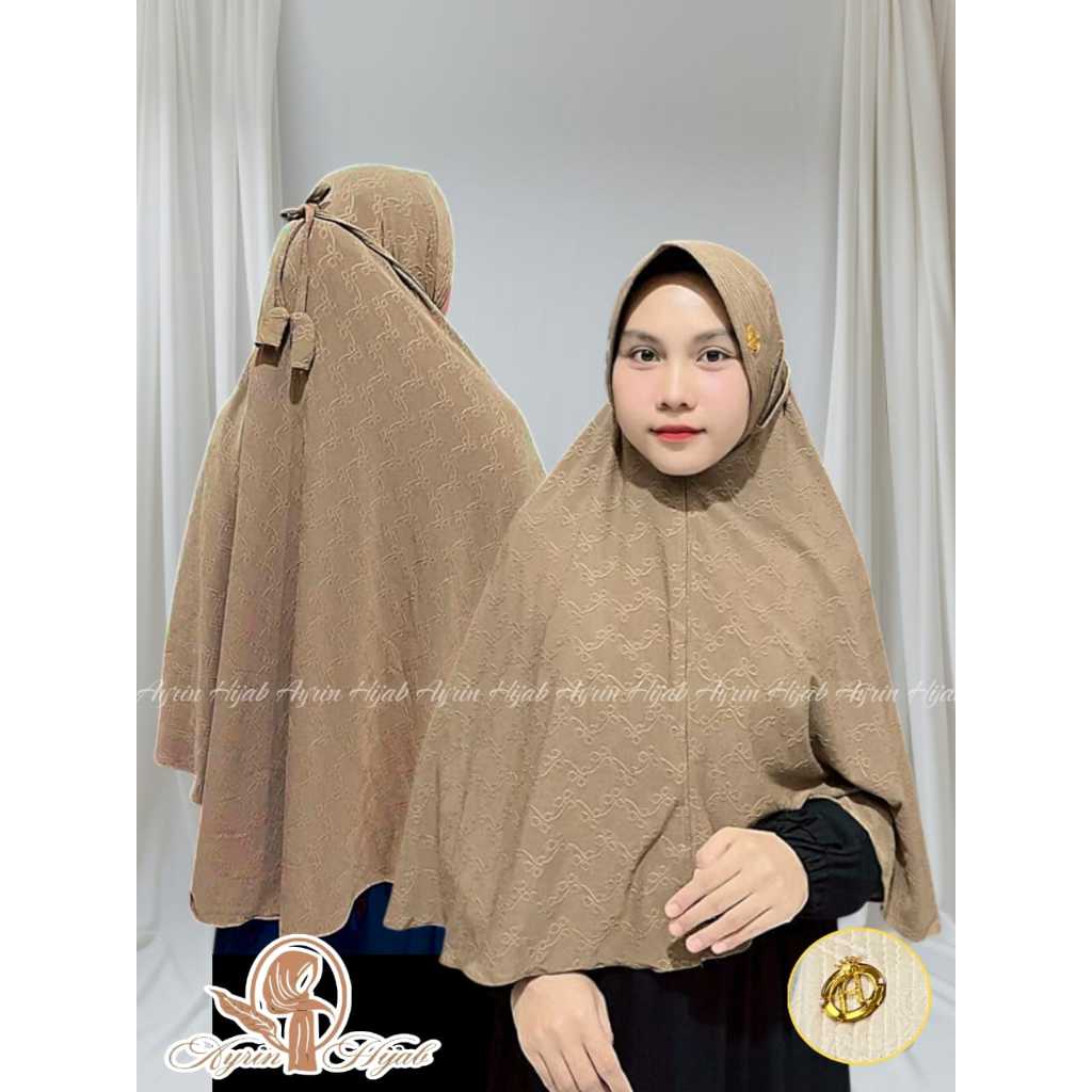 HIJAB INSTAN JUMBO LASER  AMINAH /  KHIMAR JERSEY JUMBO ORI AL FAJRIL COLLECTION