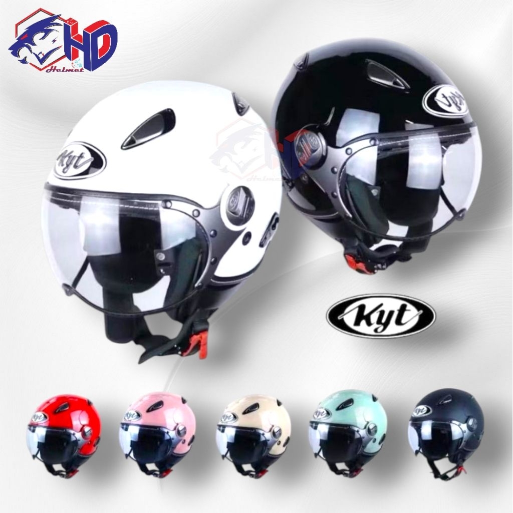 PROMO HELM KYT ELSICO SOLID I MOTIF TERMURAH