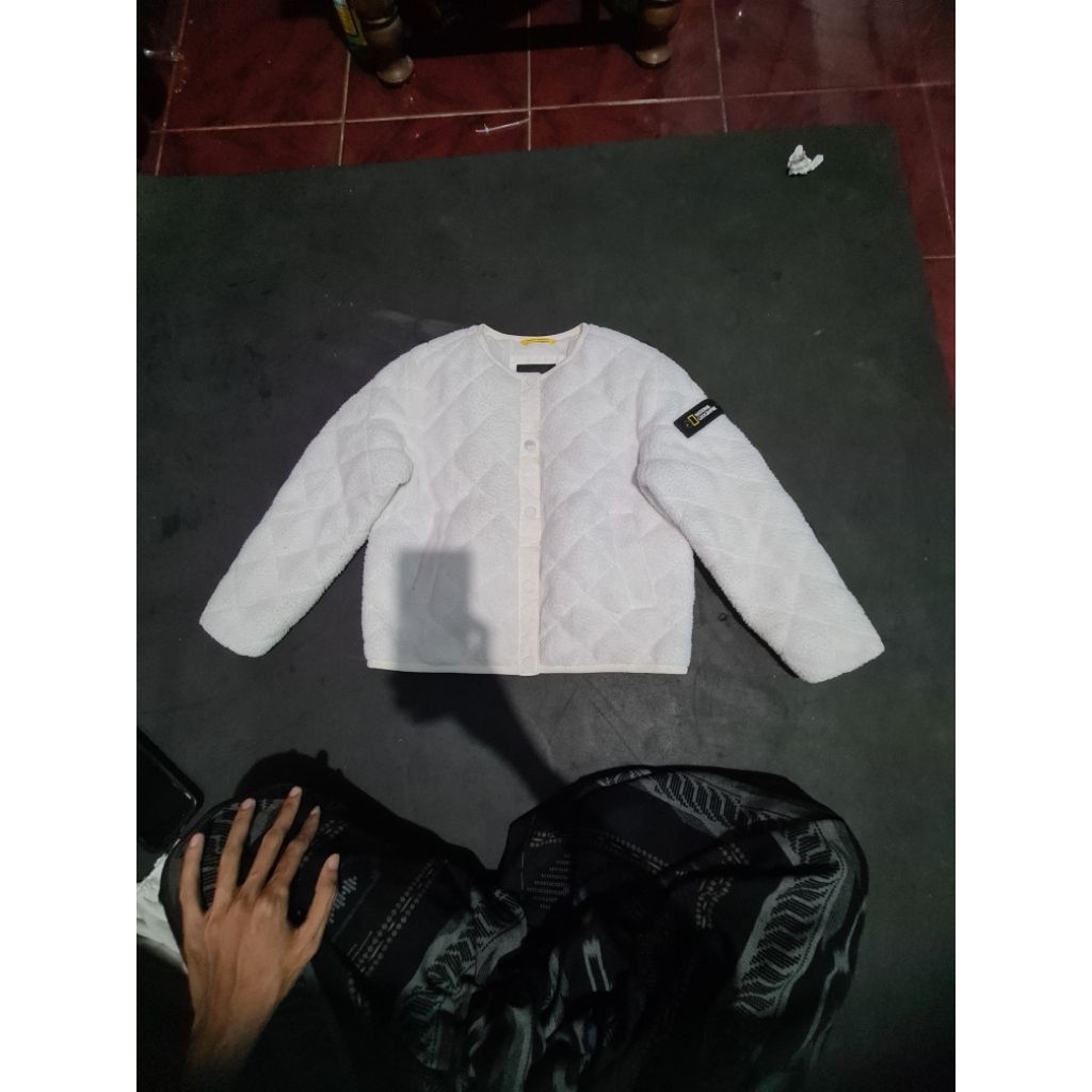 jaket sherpa national geographic anak second,jaket sherpa national geographic anak preloved