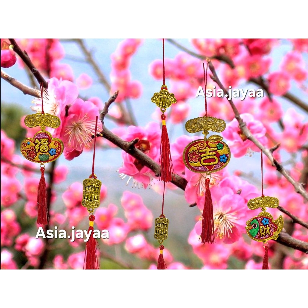 GROSIR Gantungan pohon imlek meihua / hiasan pohon imlek
