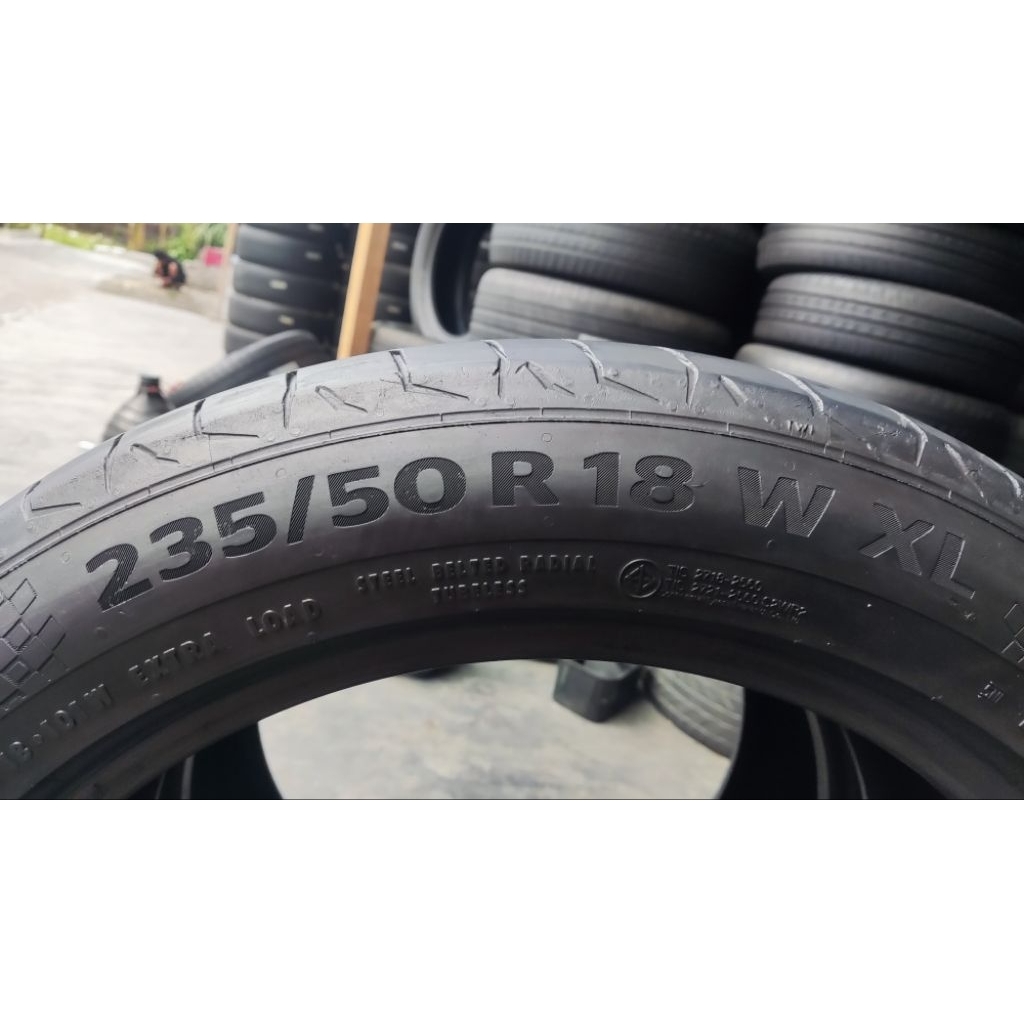 Continental 235/50 R18 Nik 2022, siap pakai, Normal, tubles