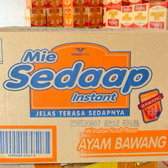 

[1 DUS ISI 40 PCS] MIE SEDAAP RASA AYAM BAWANG