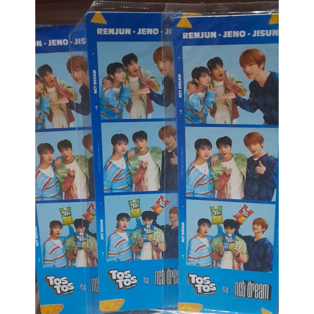 Photostrip 4 cuts NCT Dream X Tos Tos Official Segel Original Asli New Tostos Merchandise Merch Kpop