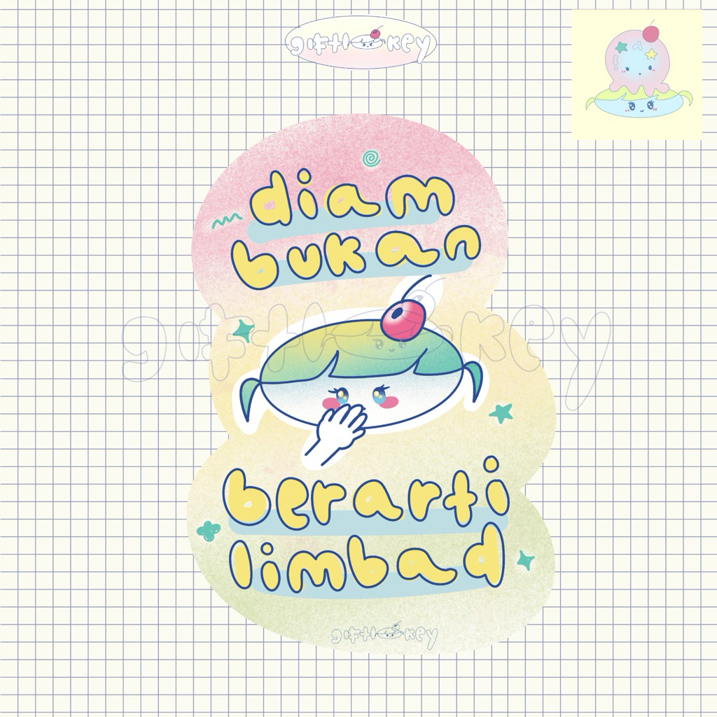 

[Diam Bukan Berarti Limbad] Sticker Anomali/Sticker Lucu
