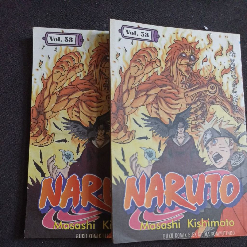 Komik Naruto 58 (tidak segel/second hand)
