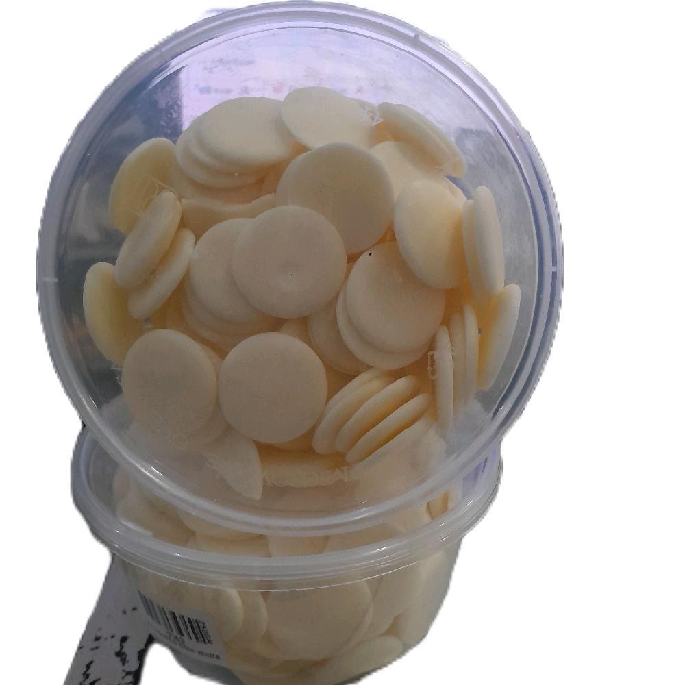 

VAN HOUTEN COIN WHITE ECER 250GR, COKLAT PUTIH BENTUK COIN