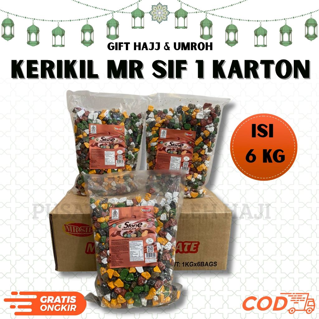 

COKLAT KERIKIL ARAB MR SIF 1 KARTON ISI 6 KG COKLAT BATU WARNA WARNI TERMURAH COKLAT TURKEY CHOCOLATE STONE ASLI ORIGINAL BEST QUALITY COKLAT MR SIF FANATIK TRAFFLINE