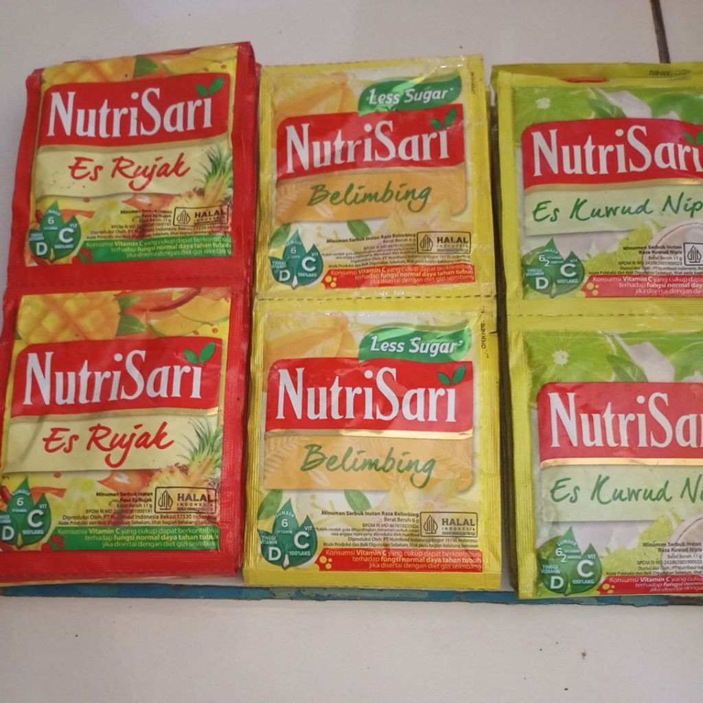 

nutrisari 1 renteng isi 10