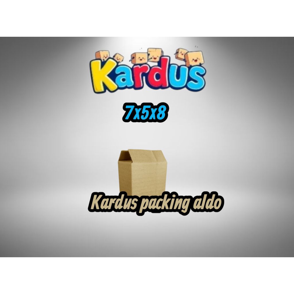 

kardus box packing 7×5×8