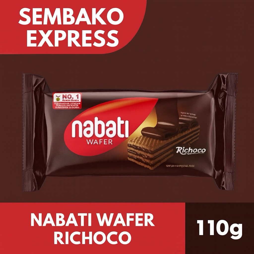 

Nabati Wafer Richoco 110g – Camilan Wafer Coklat Lezat