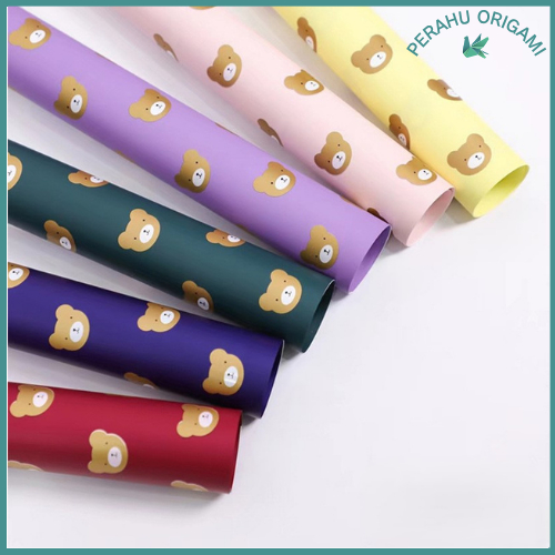 

PACK 20 Kertas Buket Bunga Cellophane Paper Flower Wrapping kertas kado Hand Bouquet KB6106