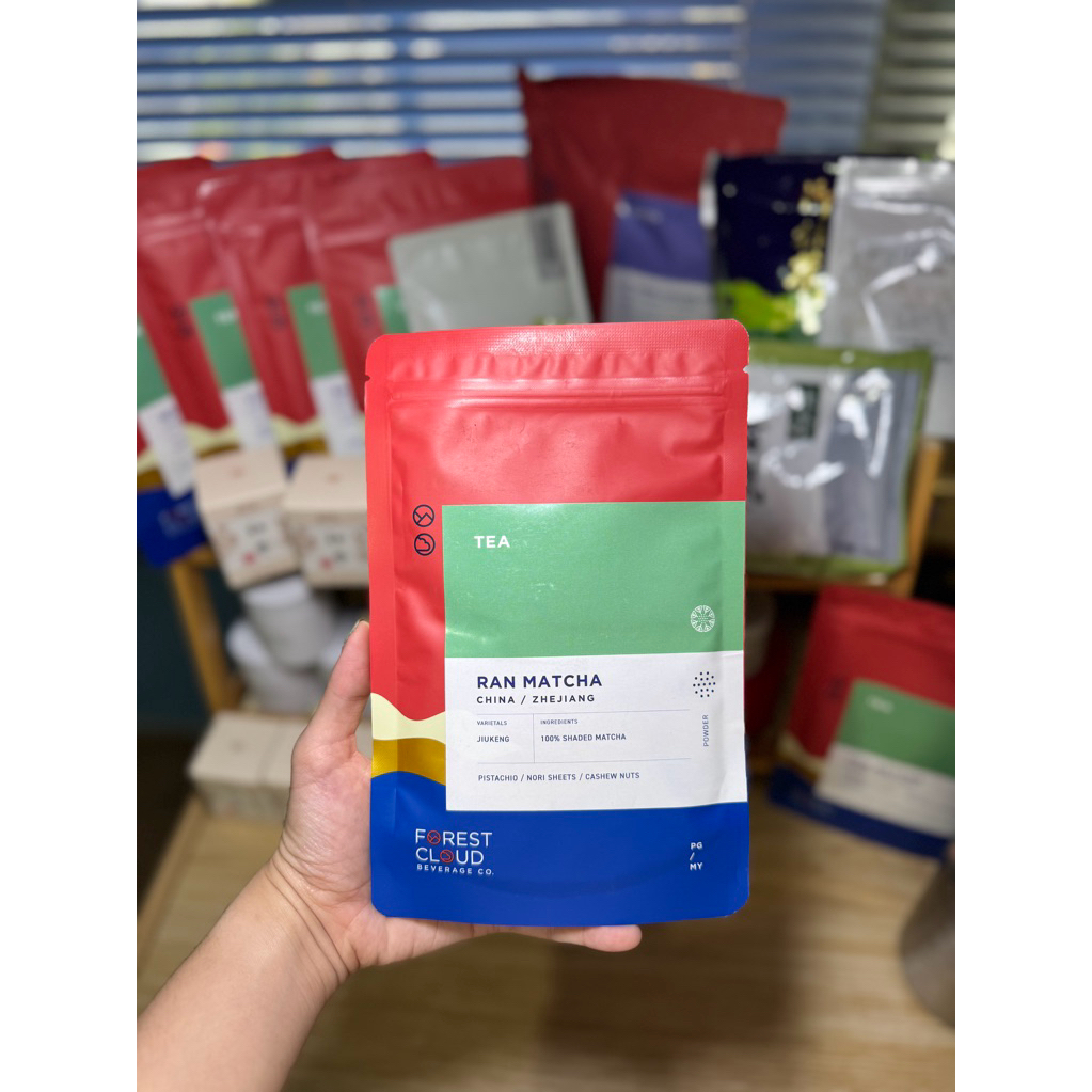 

READY STOCK! FOREST CLOUD RAN MATCHA POWDER CEREMONIAL GRADE LATTE 100GR