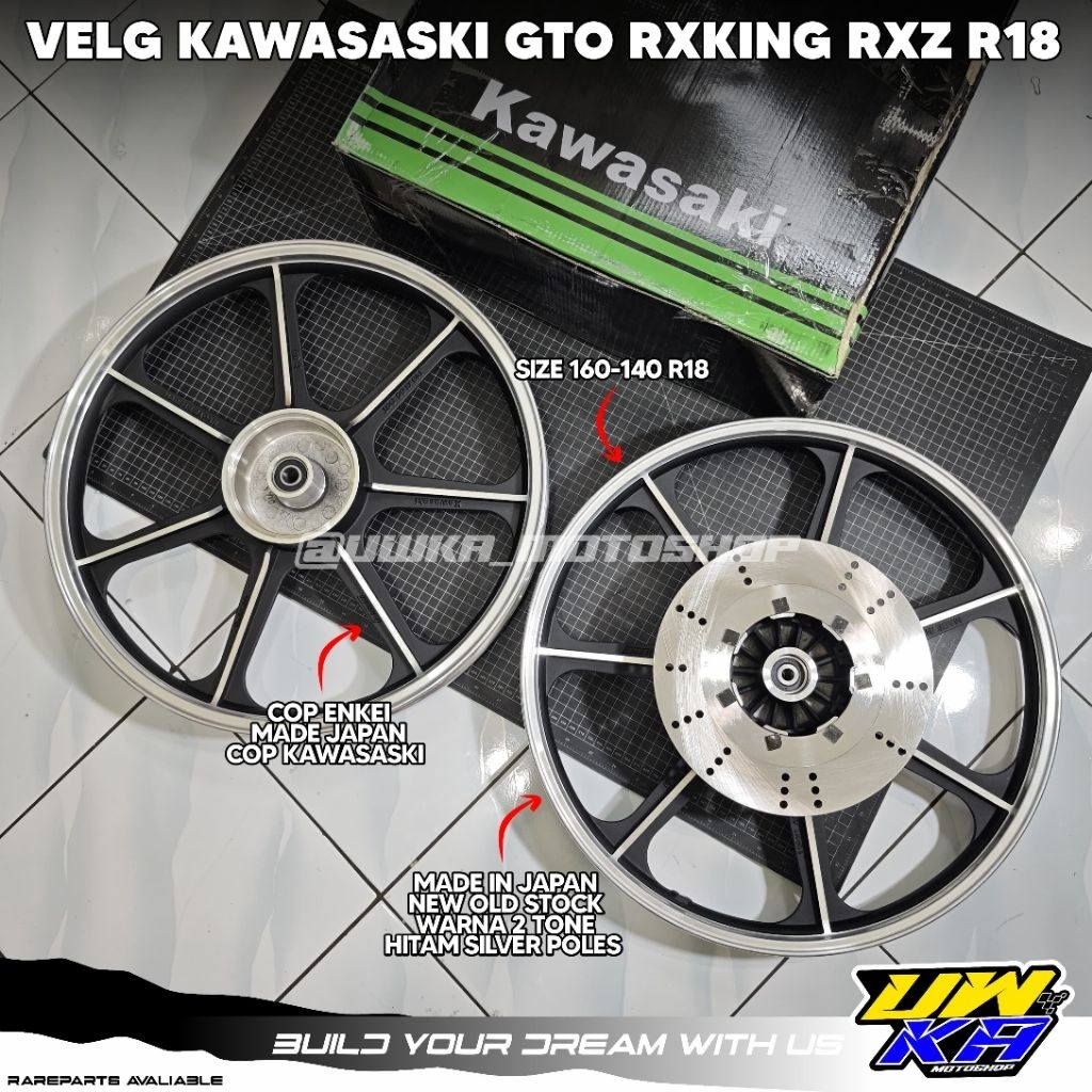 velg Kawasaki gto RX-King rxz R18