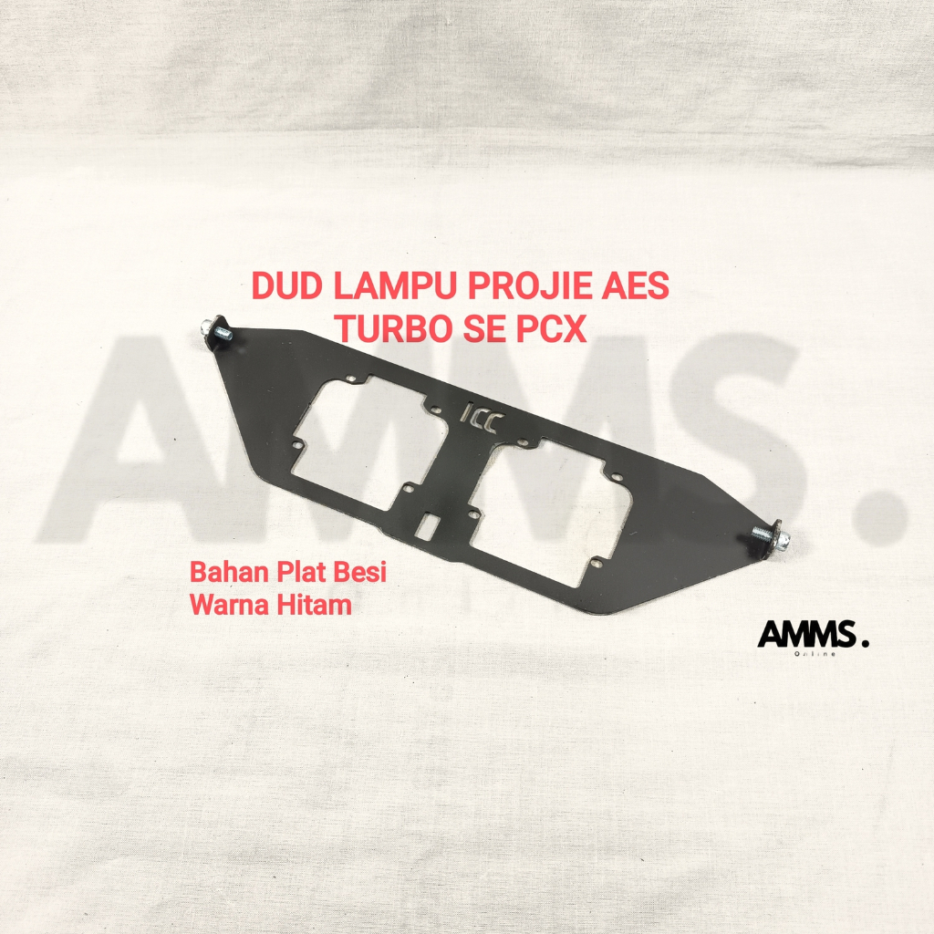 DUDUKAN LAMPU PROJIE AES TURBO SE PCX - SE VARIO 160 HITAM