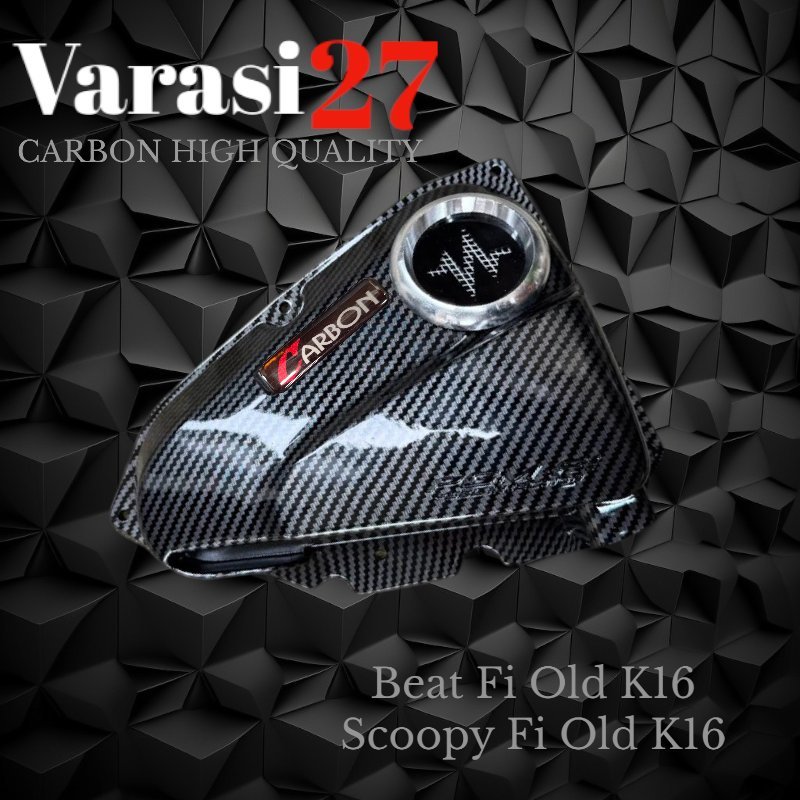 CORONG UDARA TUTUP FILTER BEAT FI OLD CARBON K16 DONAT tutup filter Scoopy fi filter corong beat fi 