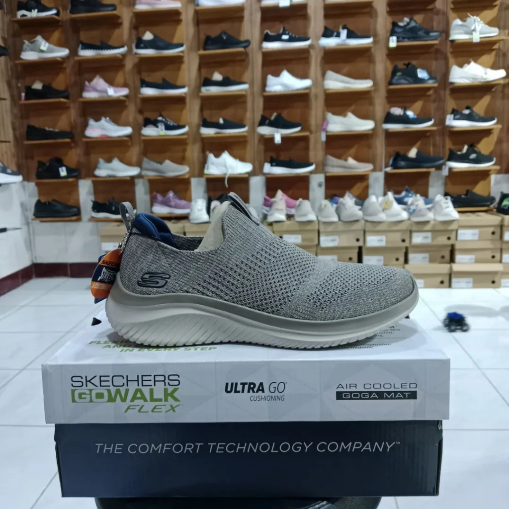 SKECHERS ULTRA FLEX 3.0-DEMCHEK TAUPE/NAVY MEN ORI