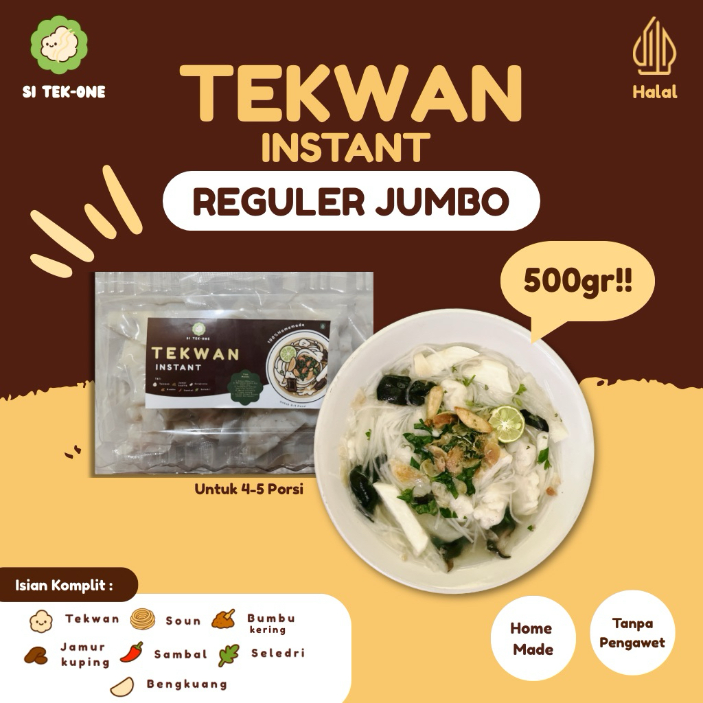 

Tekwan Instan Jumbo Si Tek-One (500gr)
