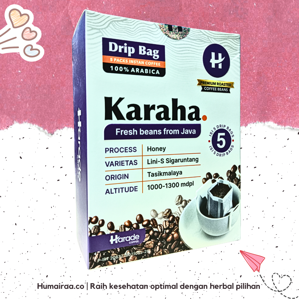 

Kopi Karaha 5 Drips Premium roasted coffee beans 100% ORIGINAL TANPA RAGU OBAT HERBAL BPOM HALAL MUI DINKES PIRT