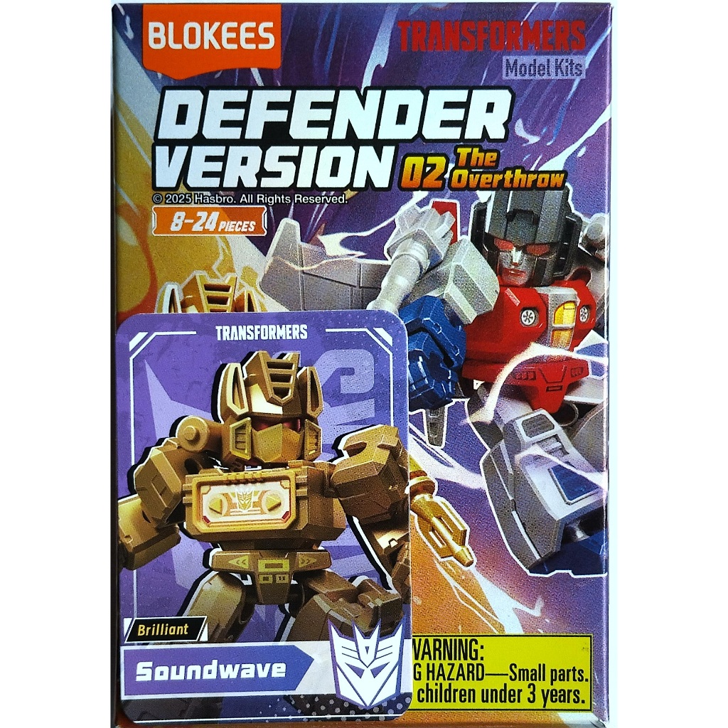 Soundwave "Briliant" dan Grimlock (Reguler) Blokees Transformer