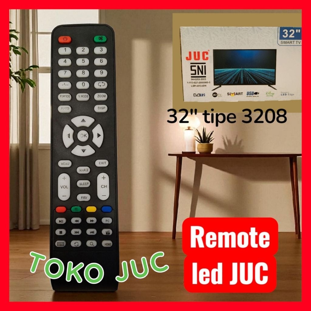 Remote tv LED JUC 32 inch smart tv Android tv Remot tv LED 3208