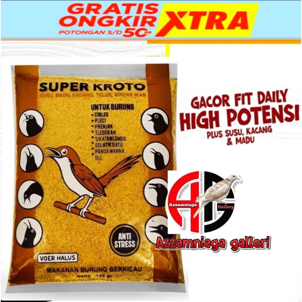 SUPER KROTO SKM HALUS PAKAN BURUNG KROTO SARI HALUS VOER KROTO SARI HALUS