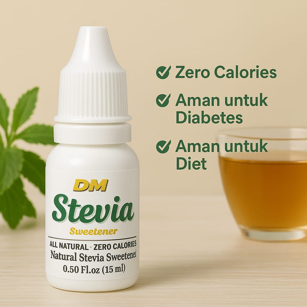 

Stevia Natural Sweetener 15 ml Pemanis Alami Tanpa Kalori