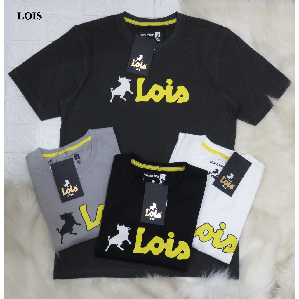 KAOS OBLONG PRIA  LENGAN PENDEK BRAND ORI MEREK LOIS PRICE Rp.263.900