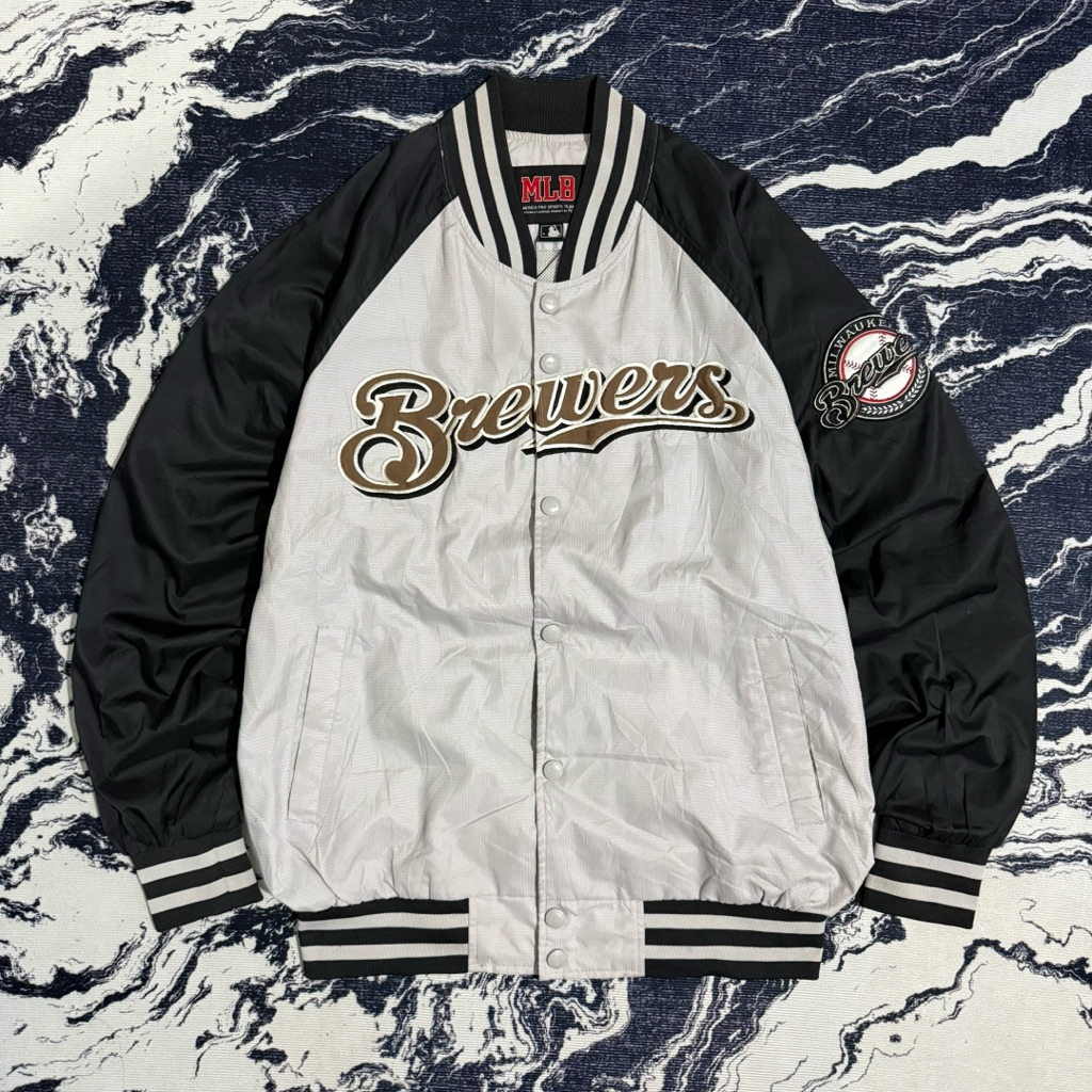 MLB brewers varsity jacket