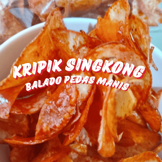 

Kripik Singkong Balado Pedas Manis Renyah