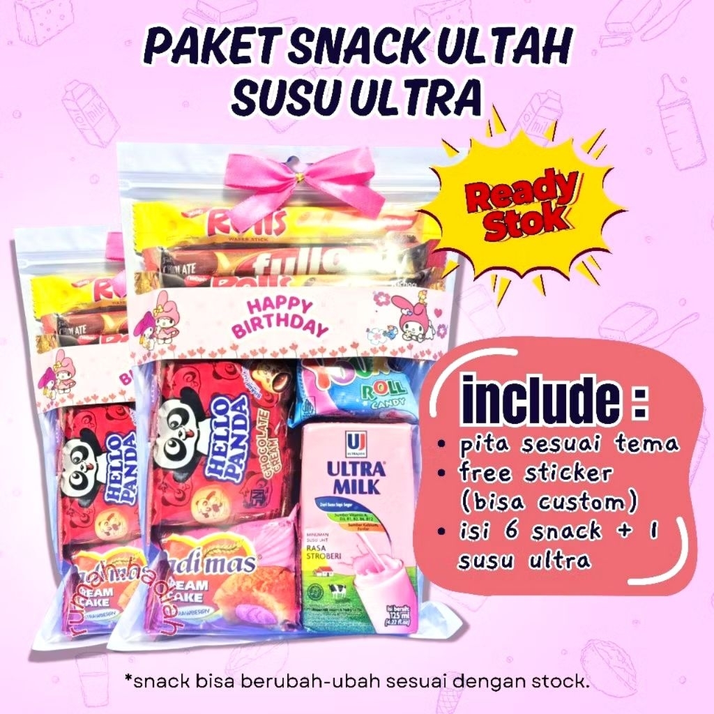 

hampers paket snack ultah anak/paket murah meriah