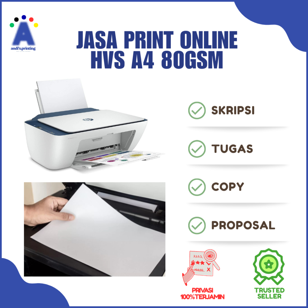 

Jasa Print & Fotocopy A4 80 GSM– Bisa Kirim Next Day Cimahi