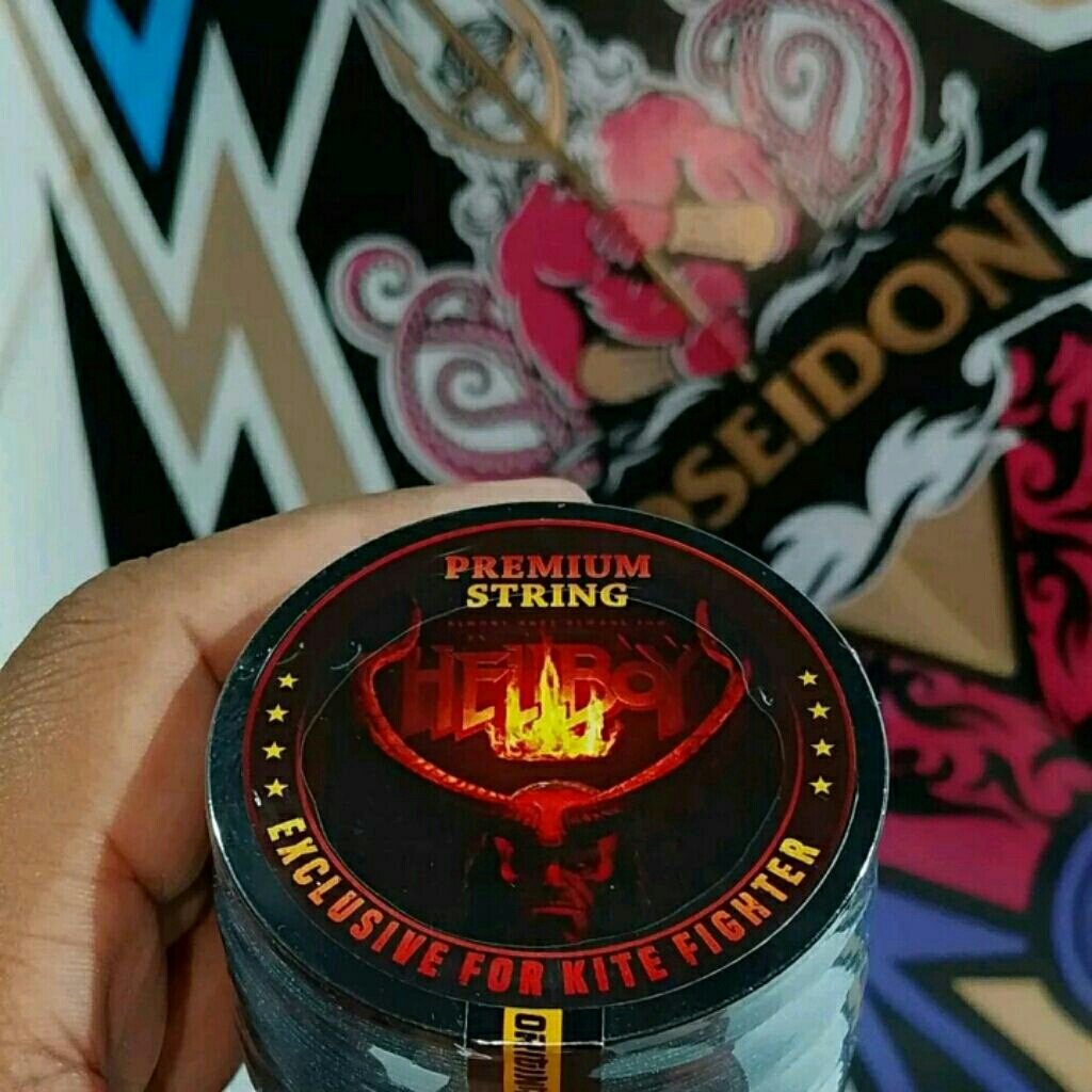 Gelasan Molor Hellboy by Kapak Jajang Size 0.25 1600 Yard Dan Layangan Sukhoi Super Predators Cuspid