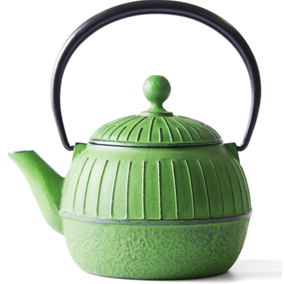 OIGEN Teapot Cat Iron Tetsubin Chigusa kapasitas 550ml - Made In Japan