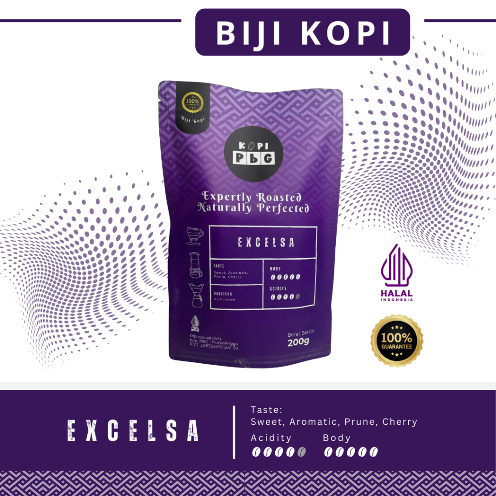 

Biji Excelsa Kopi PBG