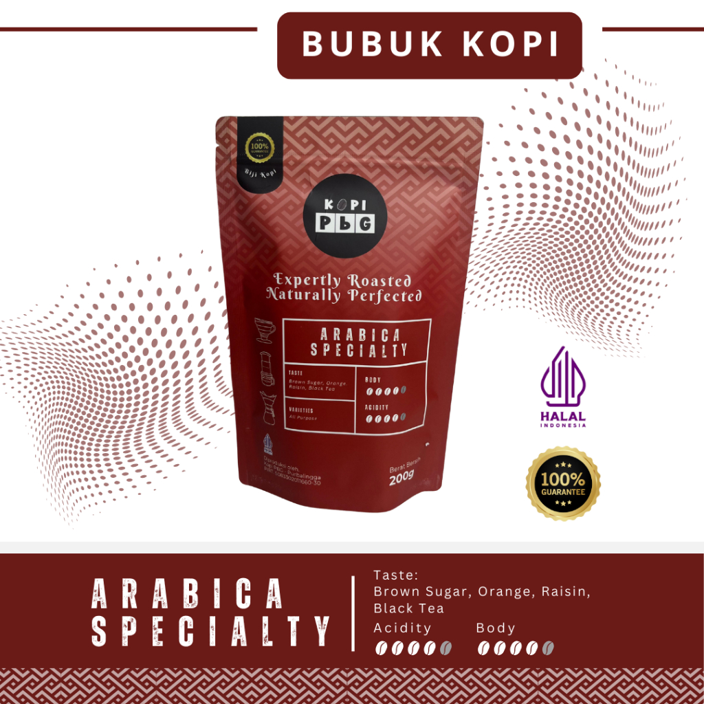 

Kopi PBG - Arabica Specialty