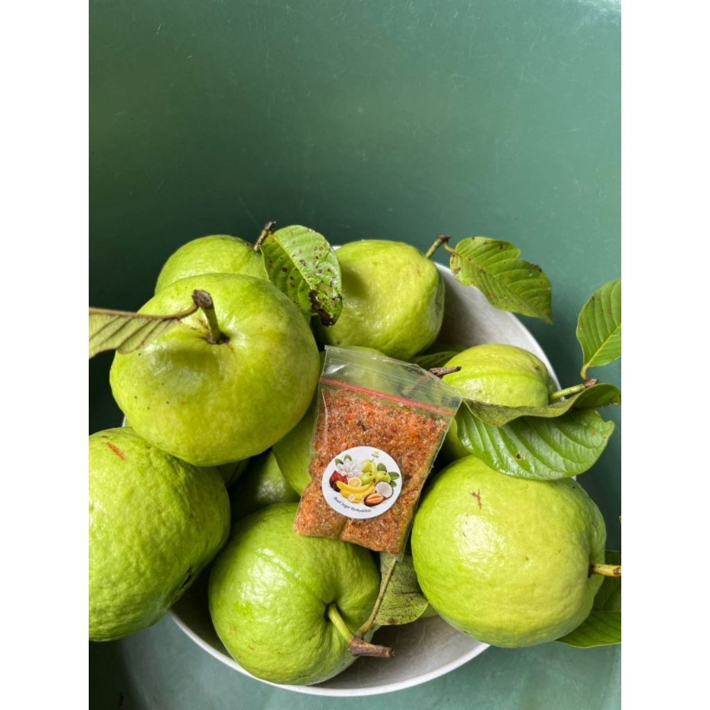 

(PR) Jambu Kristal 1Kg+Bumbu Rujak 15gram Manis Dan Kriuk Fresh Baru Petik