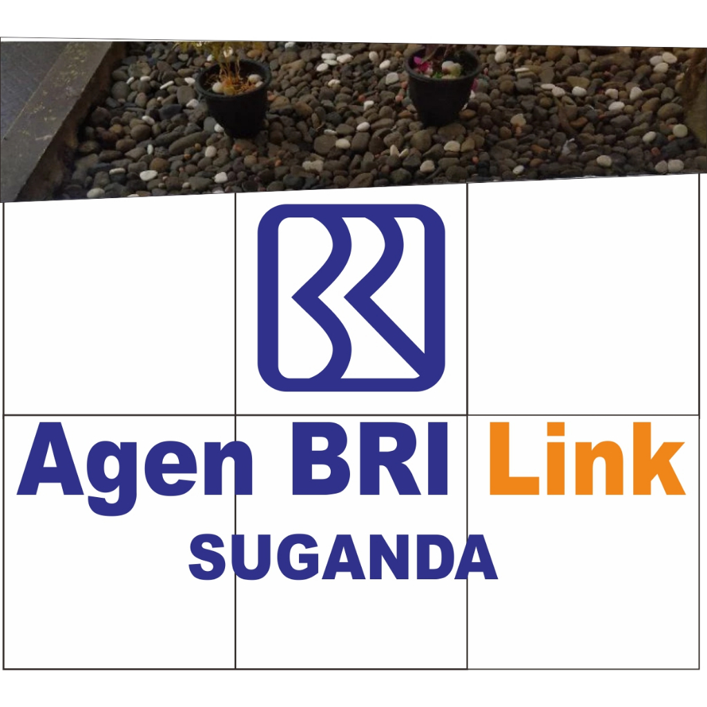 huruf timbul akrilik BRILink promo Stok terbatas