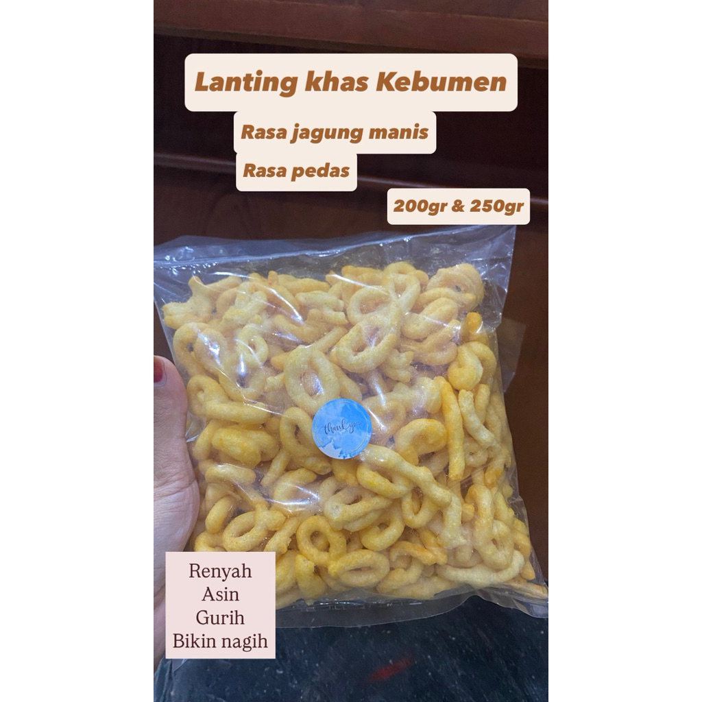 

SnackOita_ Lanting khas kebumen 200gr&250gr murah enak