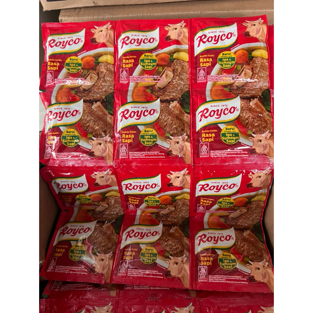 

Royco Rasa Ayam dan Sapi 10 dan 20 bungkus