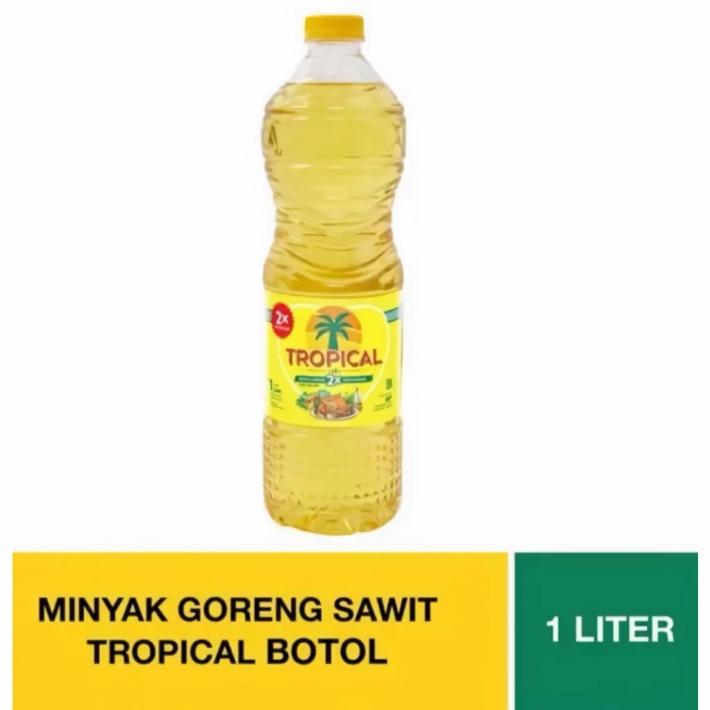 

Minyak Goreng Tropical 1 Liter Botol Original Dari Kelapa Sawit Pilihan