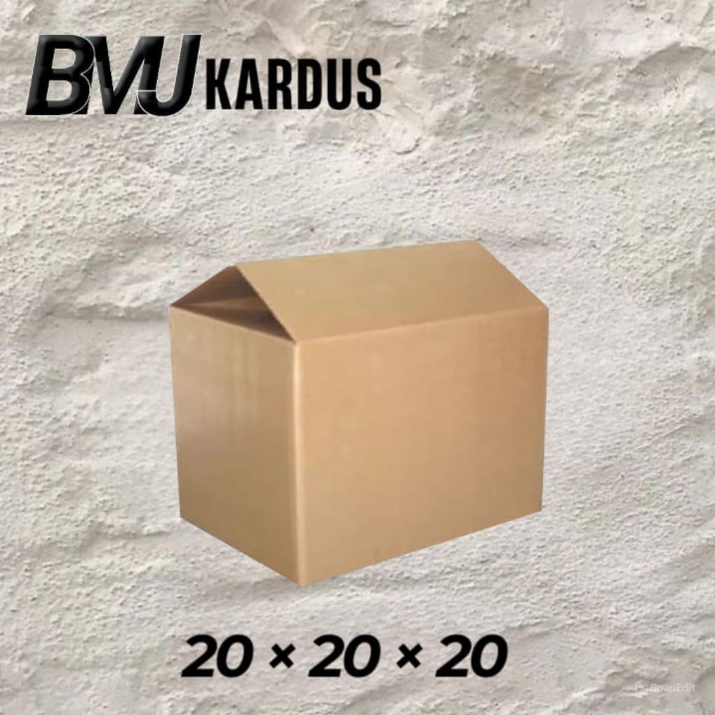 

kardus packing ukuran 20x20x20
