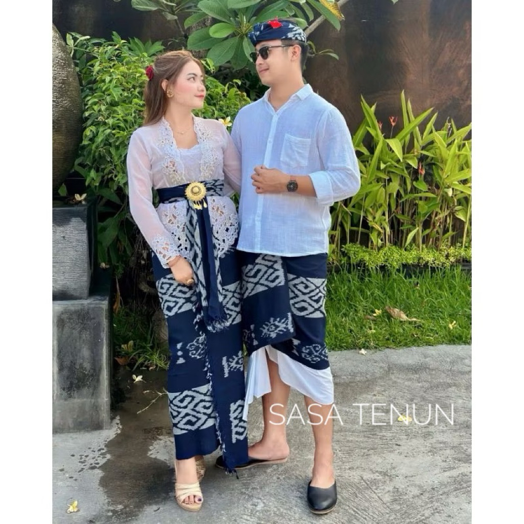 COUPLE BLANKET KAMEN COUPLE BALI SET SAPUT BALI PRIA SASA TENUN