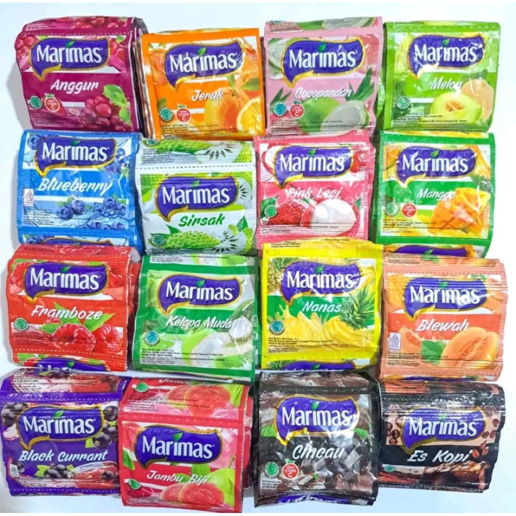 

Marimas Renceng isi 10 All Varian Rasa Minuman Bubuk Instan Marimas Satuan @7gr