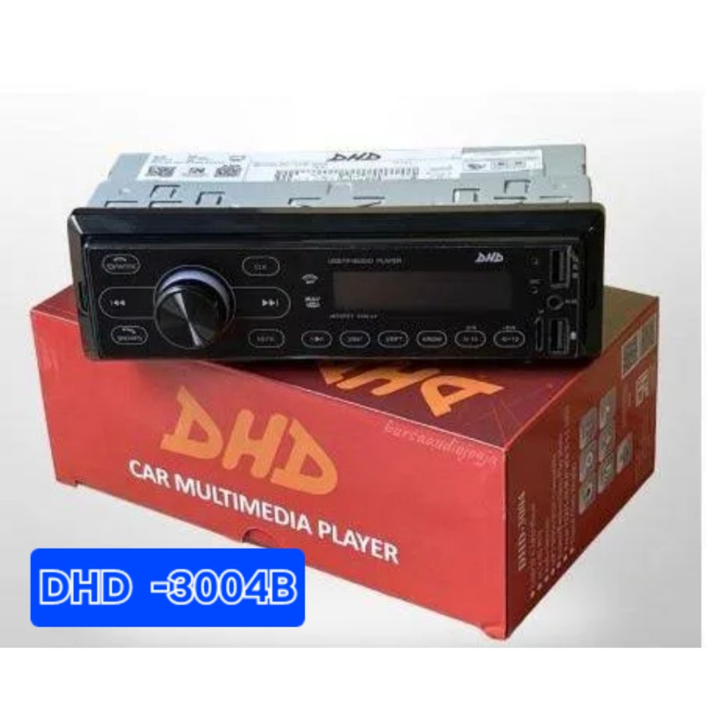Head Unit Single Din Mp3 Bluetooth Tape Mobil DHD-3004 12 VOLT